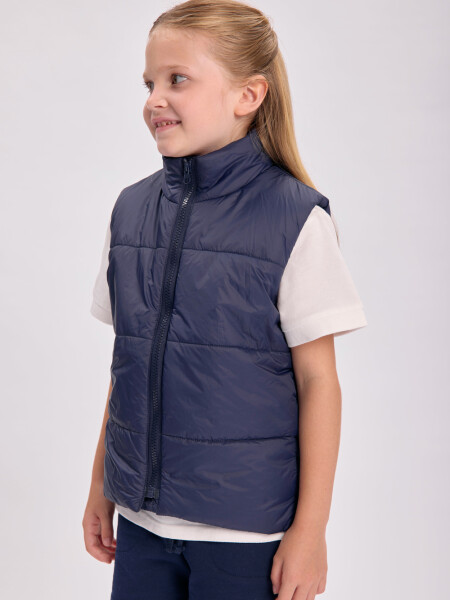 Chaleco unisex inflado Azul Marino