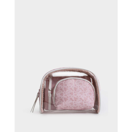 Set De Portacosméticos Rosa Viejo