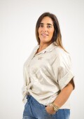 Camisa brillosa satinada Camisa brillosa satinada