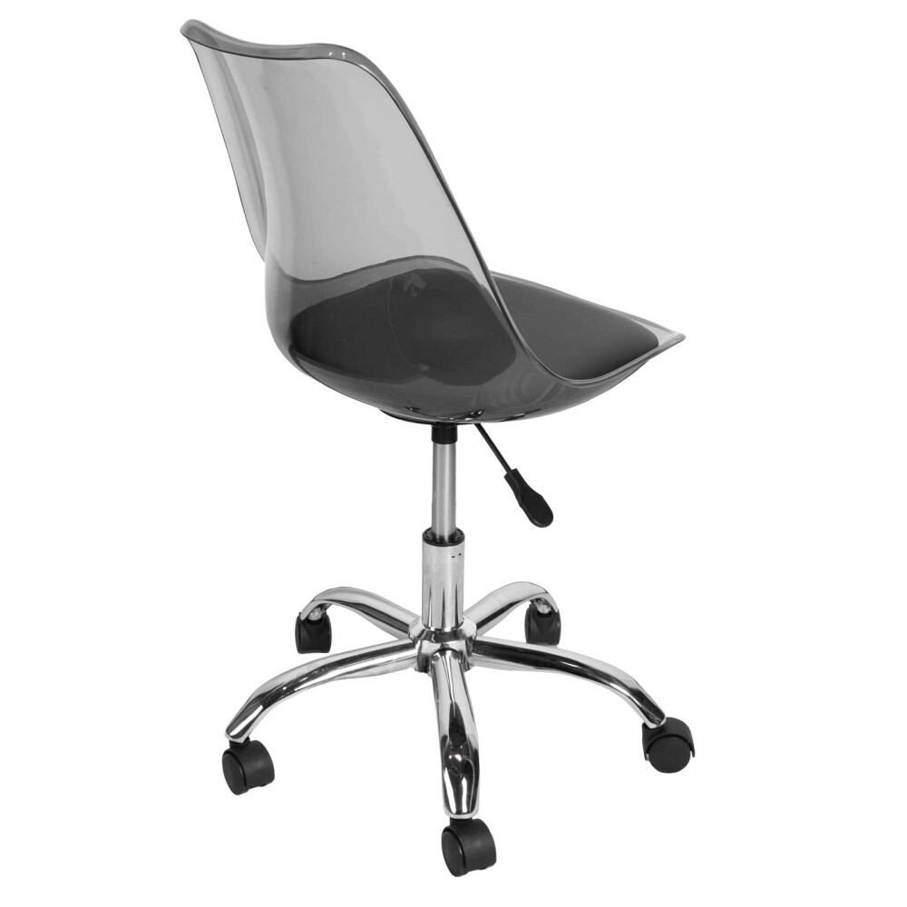 SILLA DE OFICINA POLIPROPILENO NEGRO HYL-053