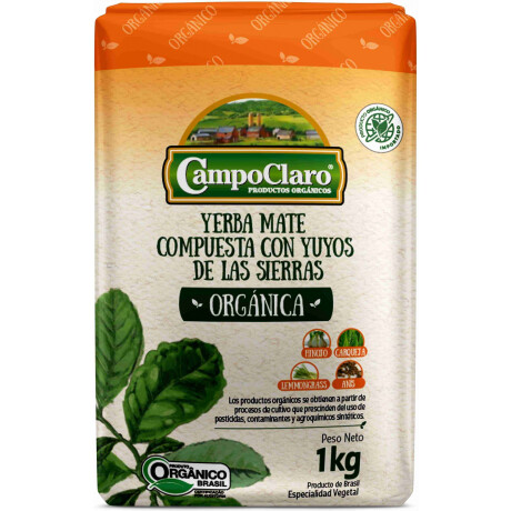 YERBA ORGANICA CAMPO CLARO 1K COMPUESTA YERBA ORGANICA CAMPO CLARO 1K COMPUESTA