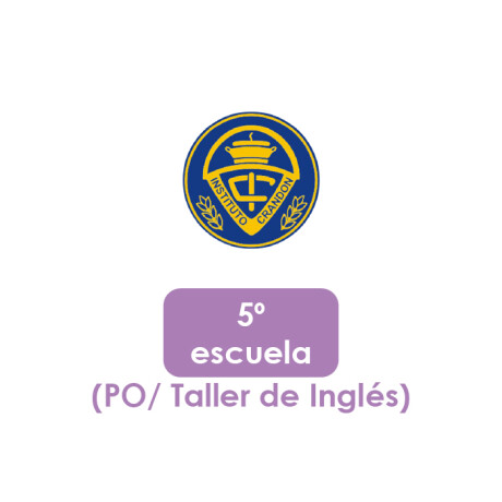 Lista de Materiales Escolares Instituto Crandon - 5º Escuela PO/Taller de Ingles Lista de Materiales Escolares Instituto Crandon - 5º Escuela PO/Taller de Ingles