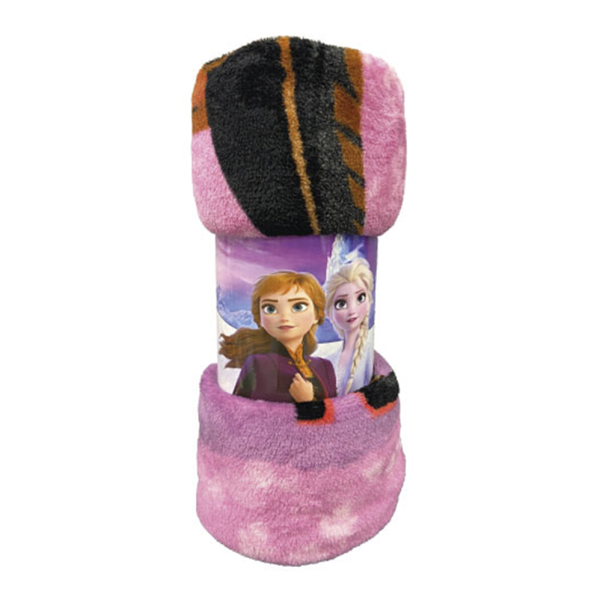 Frazada Infantil Terciopelo 1 Plaza Frozen 150 x 200 cm - ROSA 