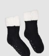 Medias damas chenille ochos Negro