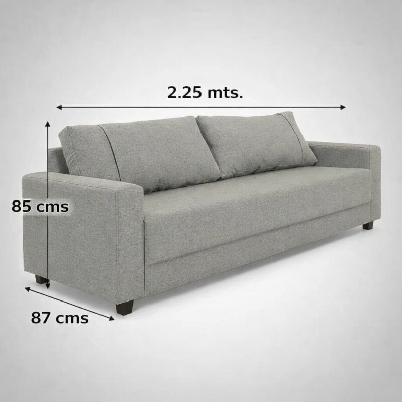 SOFA 4 CUERPOS - TAPIZADO TELA MARRON SOFA 4 CUERPOS - TAPIZADO TELA MARRON