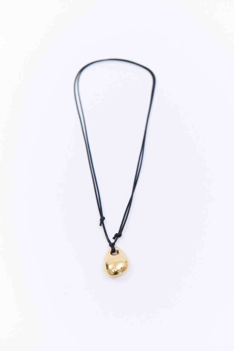 COLGANTE METAL STONE ORO