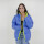 Campera Pulau Puffer Gloffy Reversible Azul