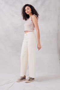 Top Volados Lurex Crudo