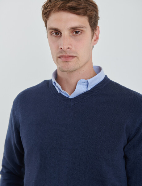 470313 SWEATER V HARRINGTON URBAN Azul Oscuro