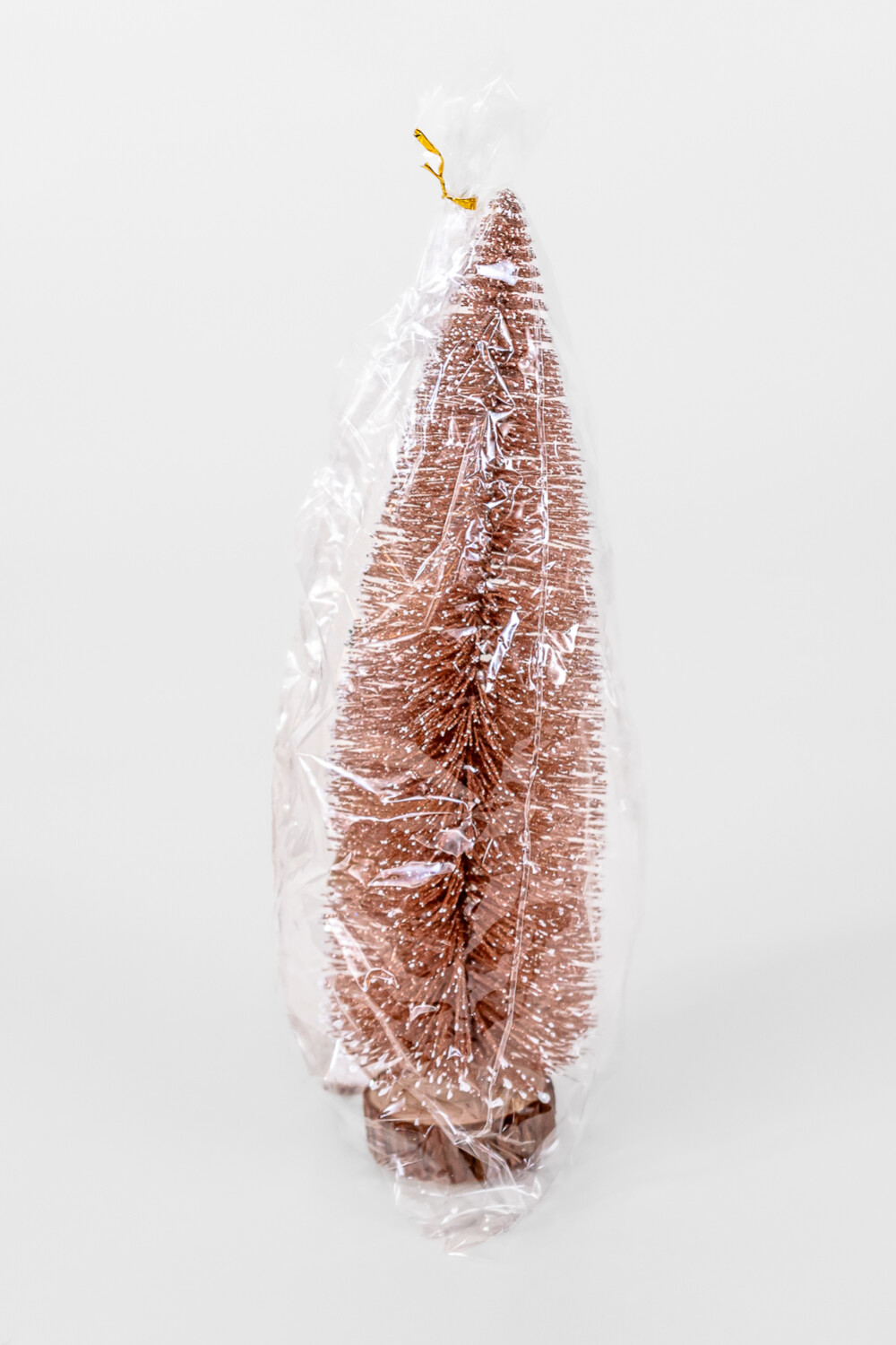 Deco Navidad Pino Con Base De Madera Cafe