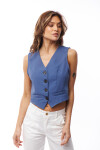 CHALECO PORTIA AZUL