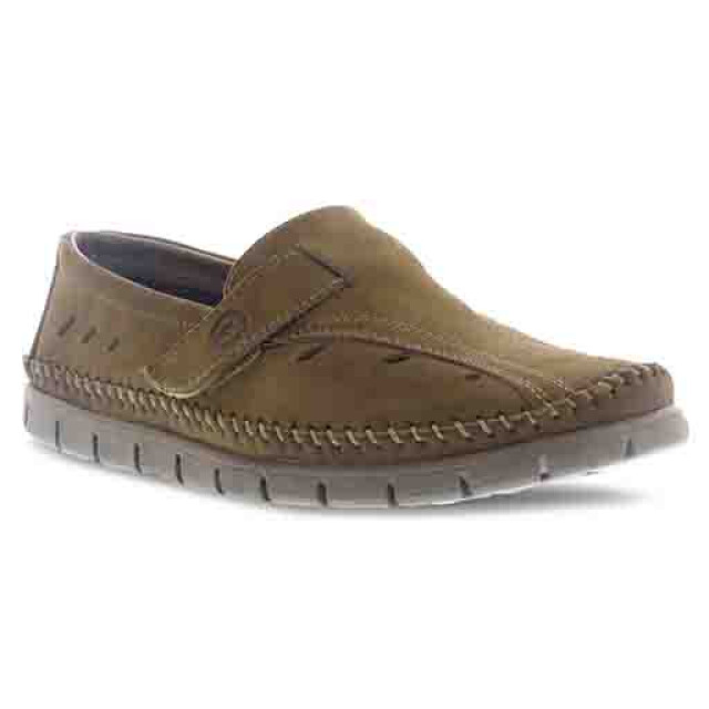 Zapatos de Hombre Freeway Casual Marrón Alga (Nobuk)
