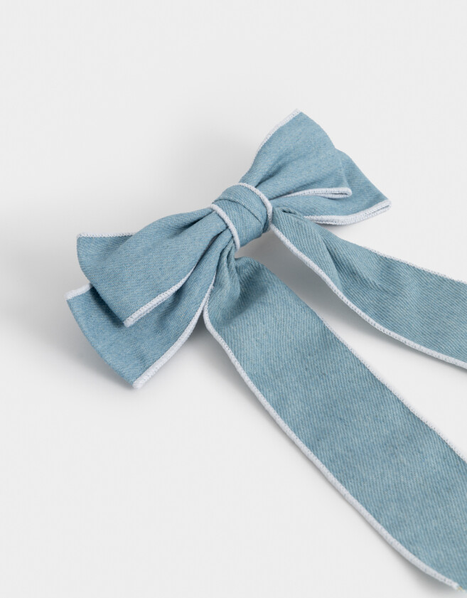 Hebillas Francesas De denim Hebilla Francesa Moño Denim - Azul Celeste