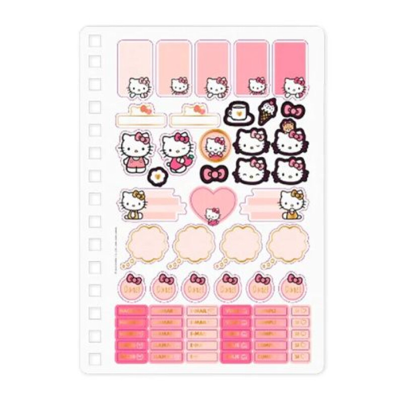 Agenda Hello Kitty Mooving día por página espiral 2026 Agenda Hello Kitty Mooving Día Por Página Espiral 2026