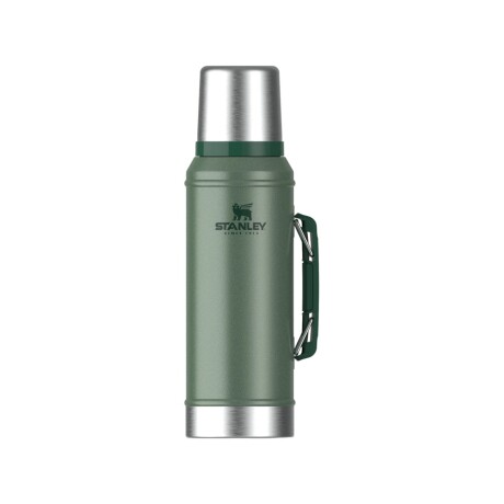 Termo Stanley Classic 950 ml con Manija y Tapón Cebador Verde