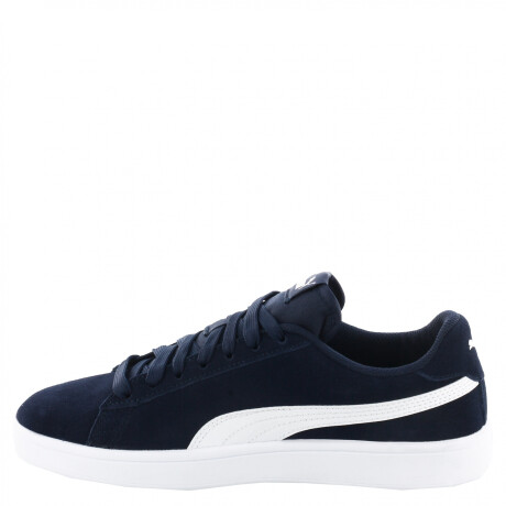 Championes de Hombre Puma Smash V2 Azul Marino - Blanco