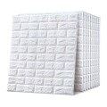 REVESTIMIENTO AUTO ADHESIVO 3D 70 X 77 CM X 3 MM - LADRILLO BLANCO X 10 REVESTIMIENTO AUTO ADHESIVO 3D 70 X 77 CM X 3 MM - LADRILLO BLANCO X 10
