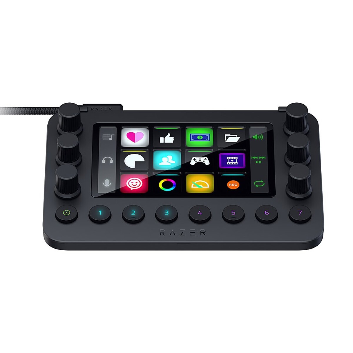 KeyPad Razer Stream Controller para Streaming All In One Black