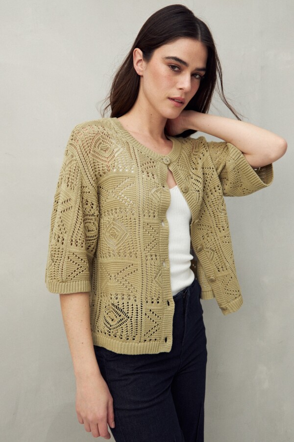 CARDIGAN EMMA Verde Oliva
