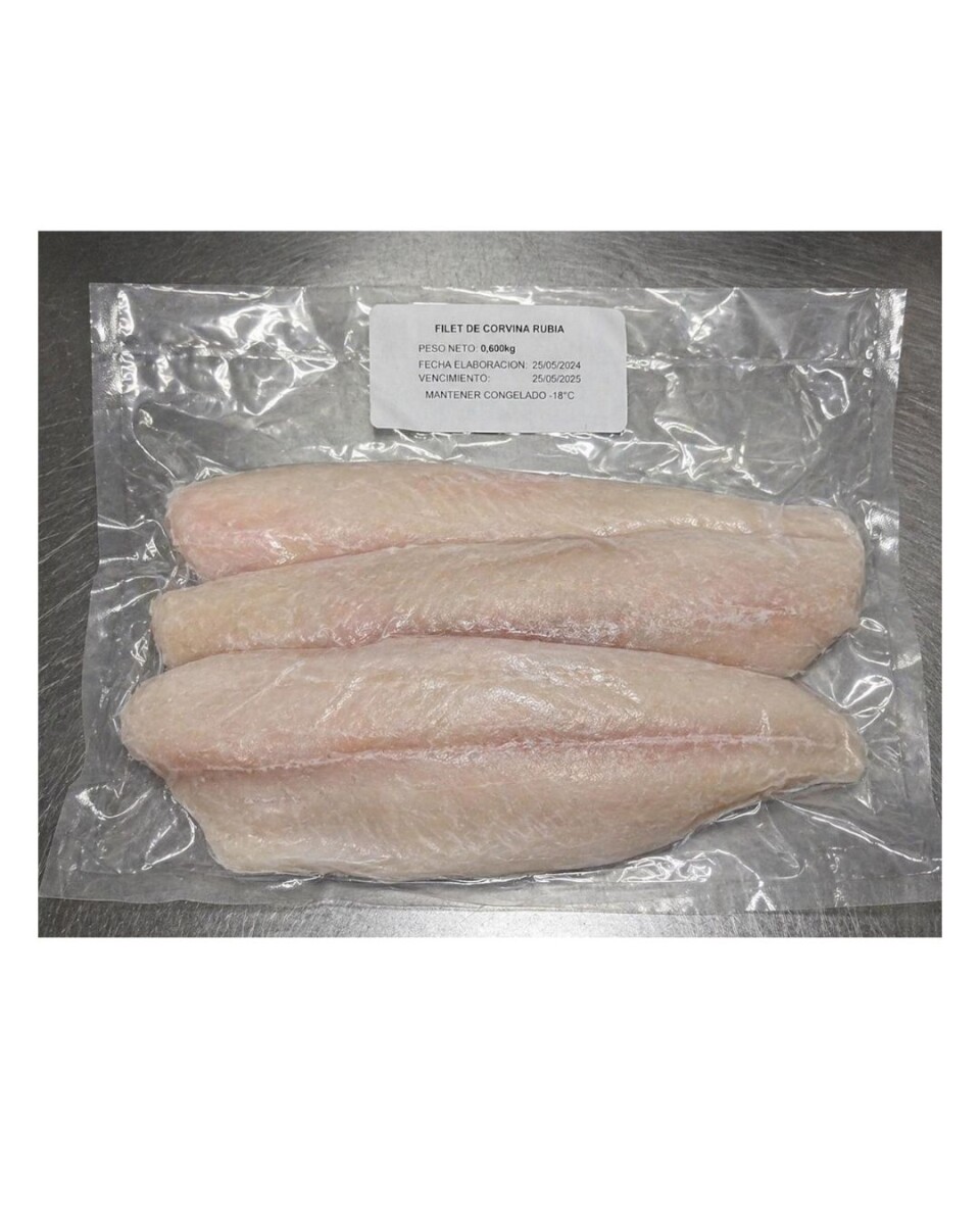 FILET DE CORVINA RUBIA APROX 670G 
