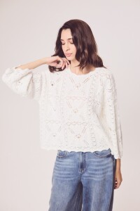 Sweater Textura Nácar