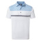 REMERA HOMBRE FOOTJOY PRODRY Heather Color Block Lisle Heather - Celeste Blanco