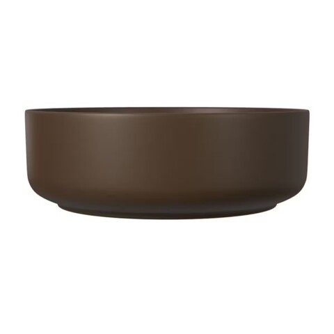 Bacha de apoyo redonda 40 cm marrón mate Deca Bacha De Apoyo Redonda 40 Cm Marrón Mate Deca