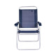 Silla Alta Boreal 4 Posciones Aluminio AZUL OSCURO
