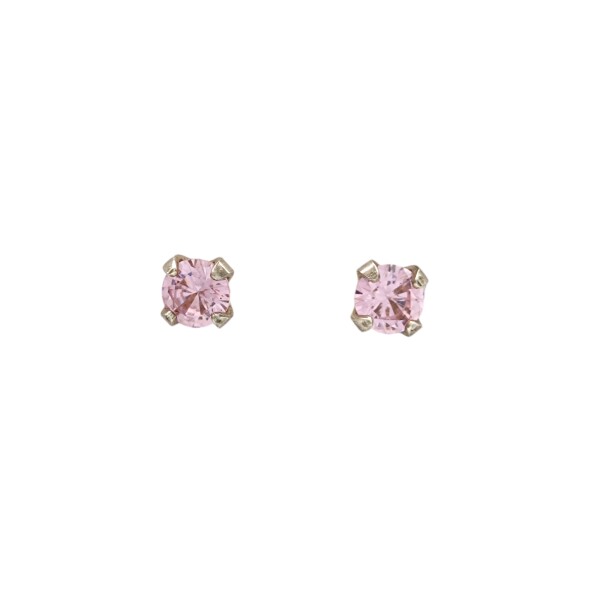 Abridores Zirconia rosa - Plata 925 - Zirconia rosa- AB3032 conpiedra