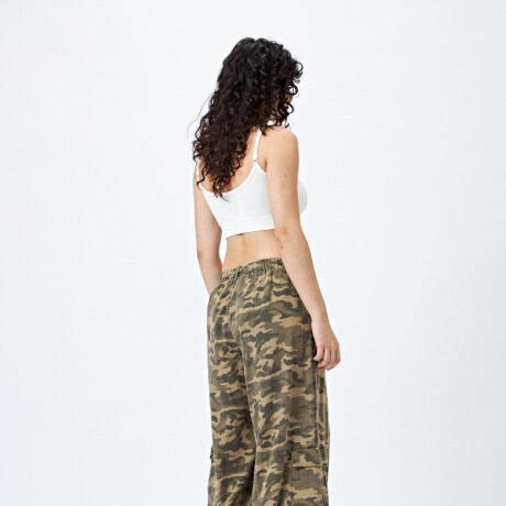 BERMUDA SKATER PRINT Verde Militar