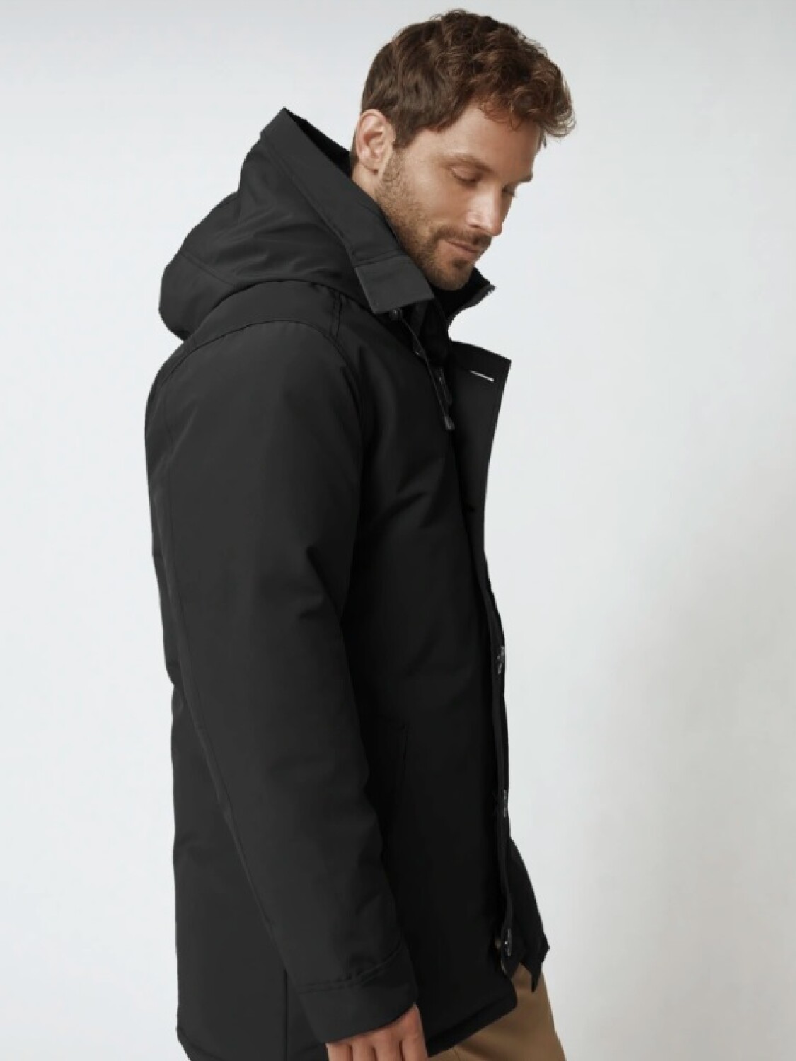 Canada Goose -Campera con capucha, Chateau Parka Negro