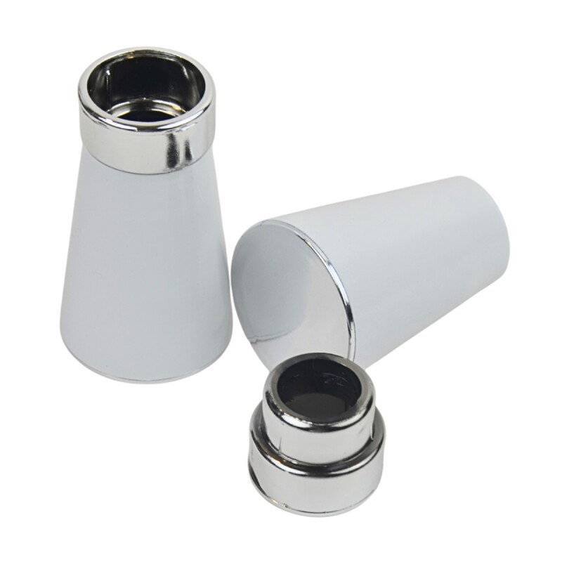Barrote cortina de metal 1,50 m + 2 Soportes BLANCO