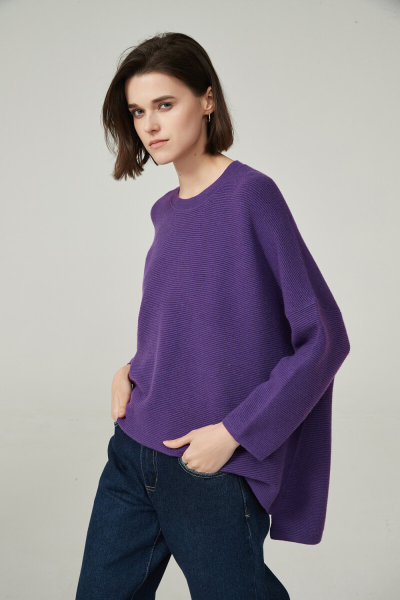 Sweater Lacara - Berenjena 