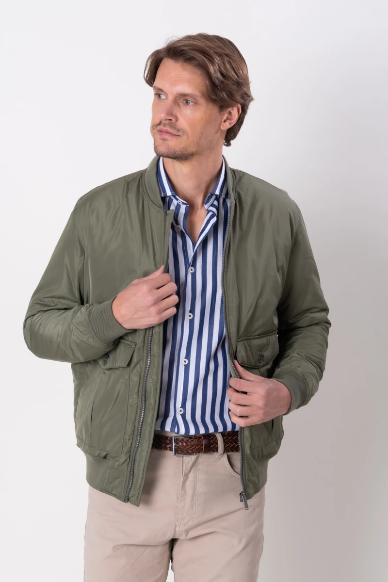 Campera Bomber - Verde oliva 