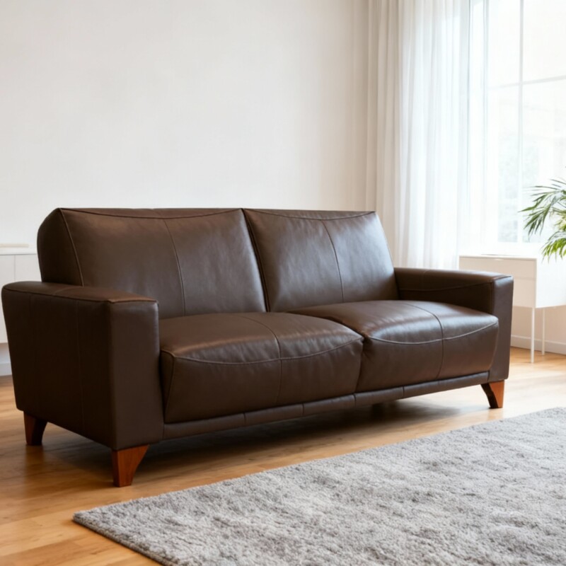 Sofá 3 cuerpos Luzzi 2.00mt Marrón