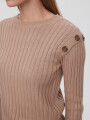 Sweater Delec Beige Oscuro