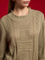 Sweater Stichom Verde Grisaceo