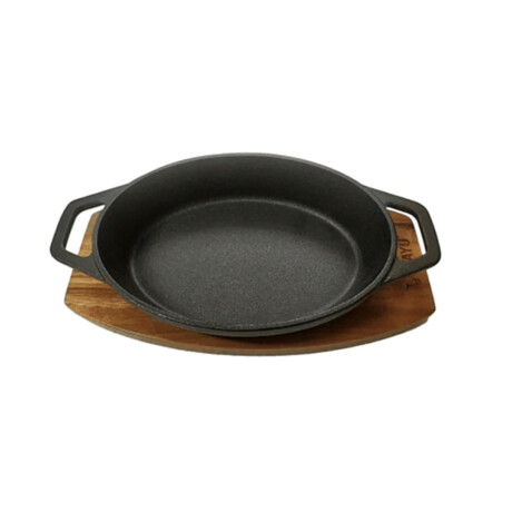 Cacerola Wayu Iron Cast Base de Madera
