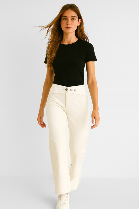 Pantalon Hounder Marfil / Off White