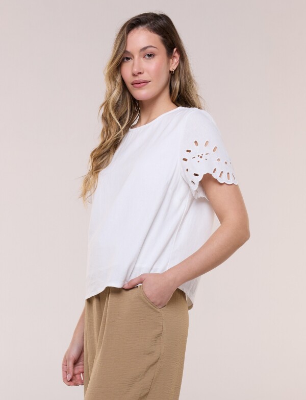 Blusa De Lino Calada CRUDO