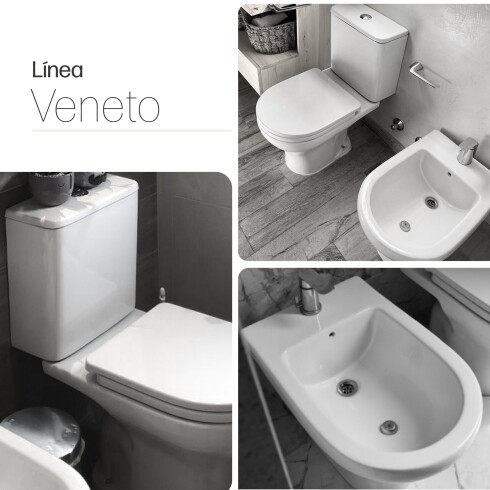 Juego De Inodoro Incluye Mochila, Tapa Cierre Suave Y Bidet BLANCO