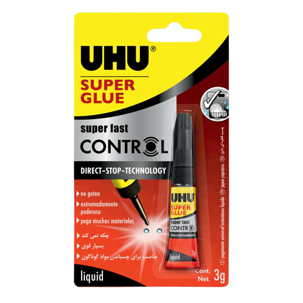 Pegamento instantáneo UHU Súper Glue Control Única
