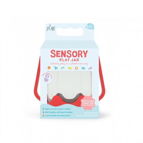 Jarra de juego sensorial Glo Pals PINK-CASE-CASE
