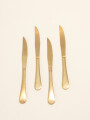 Cuchillo Olivo Set 4 Un. Dorado Color Unico