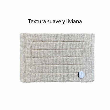 Alfombra Soft Diseño Rectángulos Moderna Uso Interior Beige
