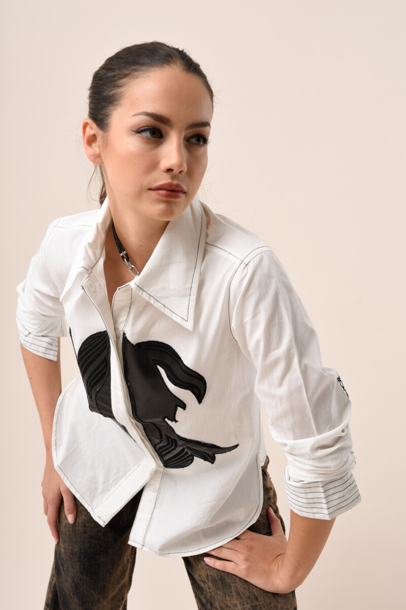 Camisa Piscis BLANCO