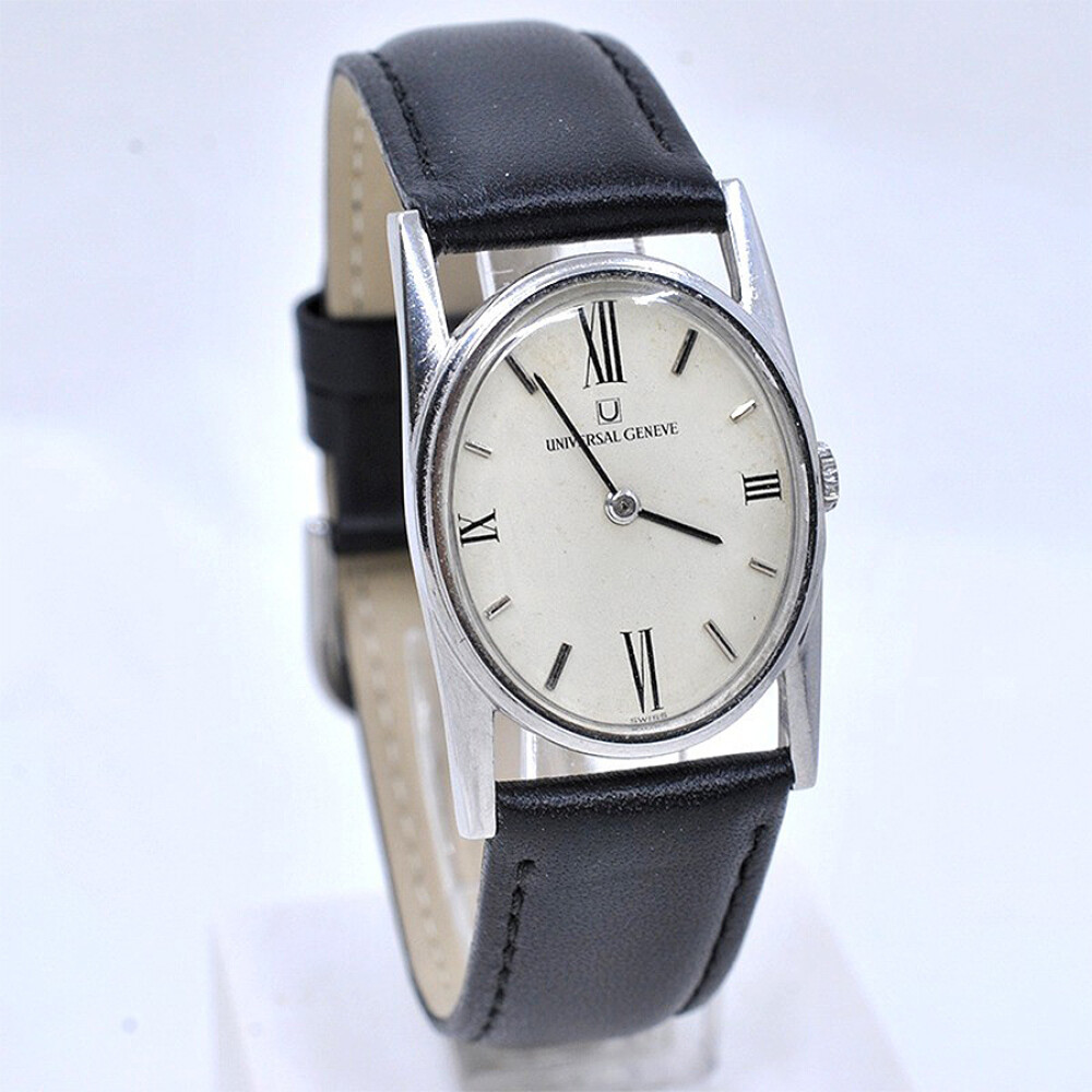 Universal Geneve Dama 1970'S Movimiento Manual, Acero Inoxidable Universal Geneve Dama 1970'S Movimiento Manual, Acero Inoxidable