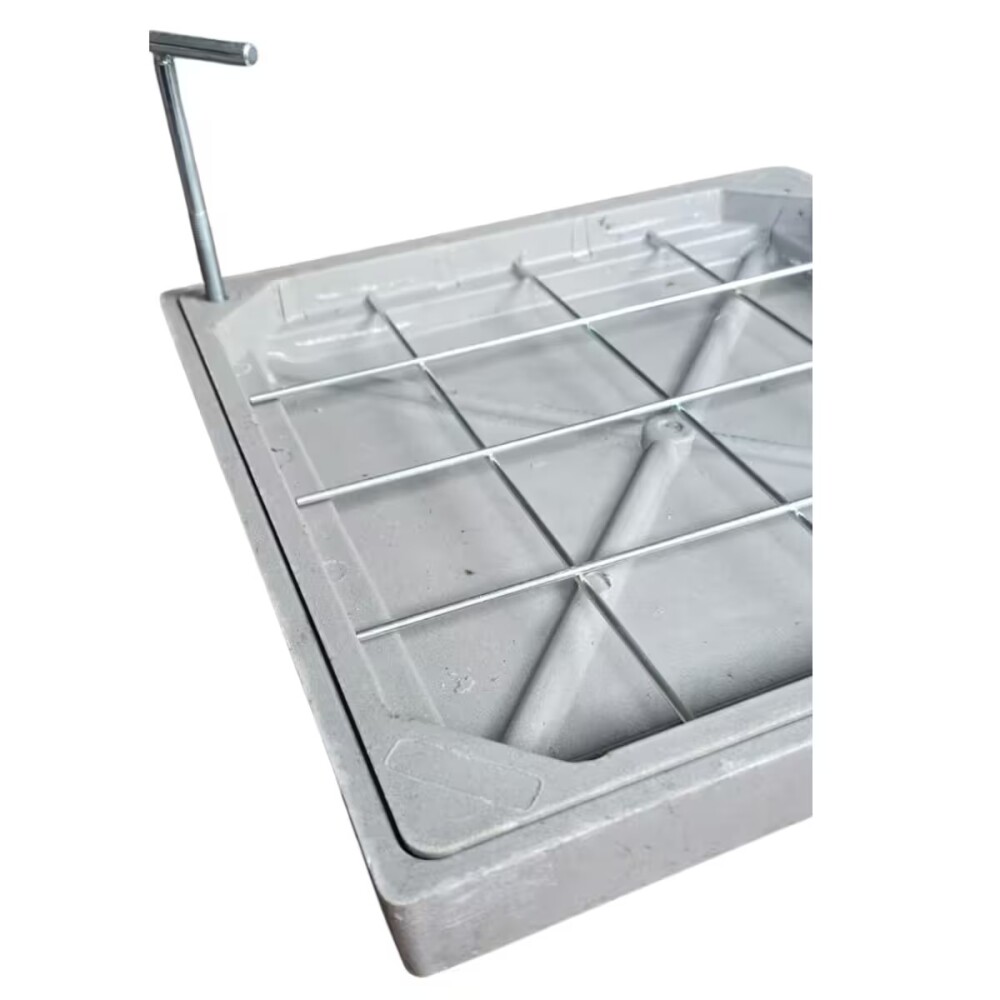 Tapa y marco resina revestible 40 x 40 Tapa Y Marco Resina Revestible 40 X 40