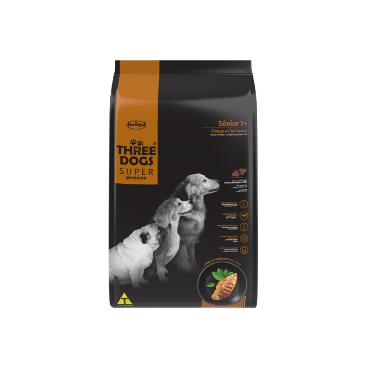 THREE DOGS SUPER PREMIUM SENIOR 15+2 KG 