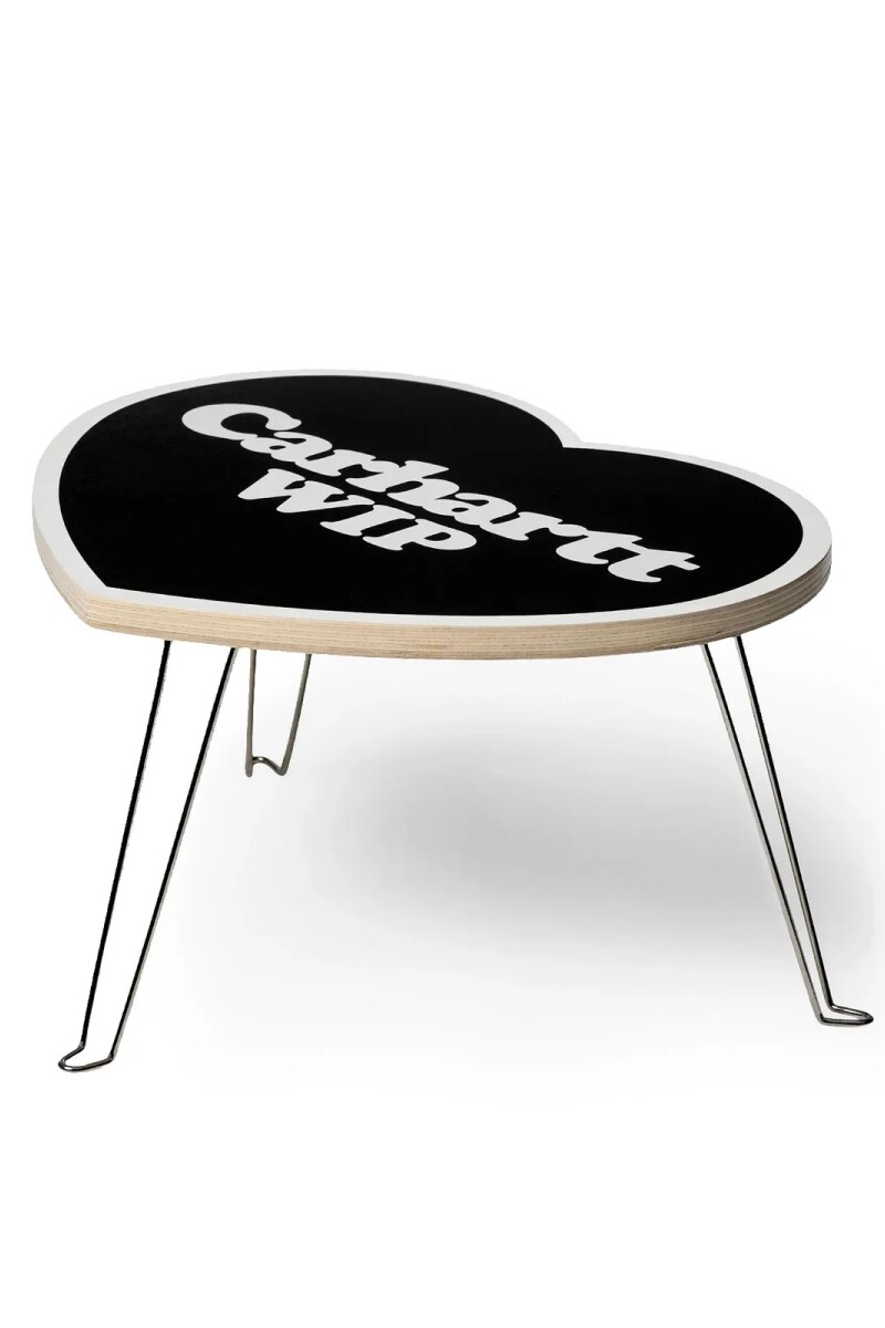 Heart Folding Table Negro